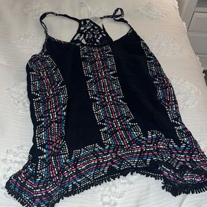 Spaghetti strap tank top